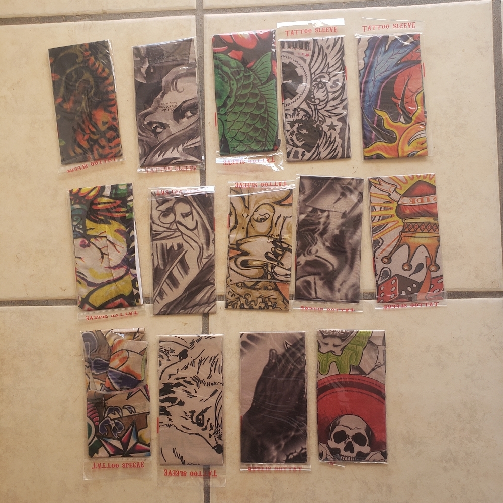 X14 Temporary Tattoo Arm Sleeves Arts